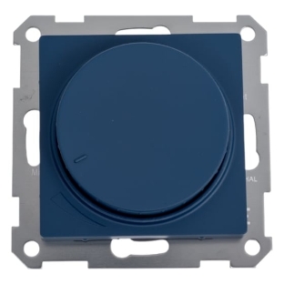 Светорегулятор (диммер) повор-нажим, AtlasDesign LED, RC, 400 Вт, мех., аквамарин