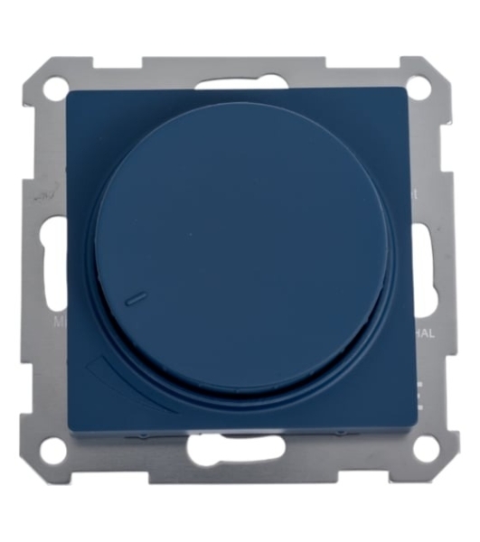 Светорегулятор (диммер) повор-нажим, AtlasDesign LED, RC, 400 Вт, мех., аквамарин