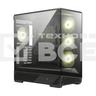 Компьютерный корпус MSI MAG PANO 130R PZ 2xUSB 3.2 Gen 1, 1xUSB 3.2 Gen2 Type-C, 3x120мм ARGB Reverse Blade Fan, 1x120мм ARGB Fan, 1 to 3 Fan PWM Splitter, Tempered Glass Window