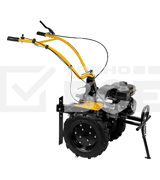 Мотоблок Denzel DPT-370X 7 л.с., диск.сцеп, шир 90 см, глуб 35 см, фрез 3х4, ВОМ, передачи 3В/1Н