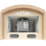 Вытяжка каминная Elikor Ротонда 60П-650-П3Л бежевый/дуб, 60 см, 650 куб. м/ч, 60 дБ, фото4