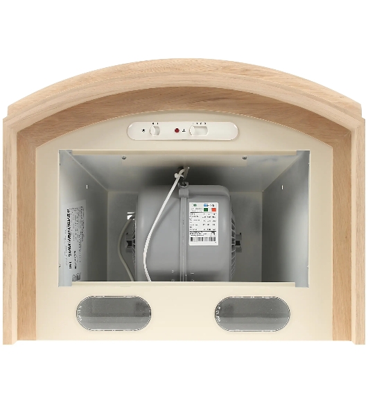 Вытяжка каминная Elikor Ротонда 60П-650-П3Л бежевый/дуб, 60 см, 650 куб. м/ч, 60 дБ