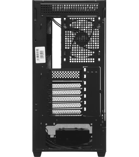 Корпус ACCORD ACC-ZA11B AR Black, Midi-Tower, чёрный, 4 x 120 мм