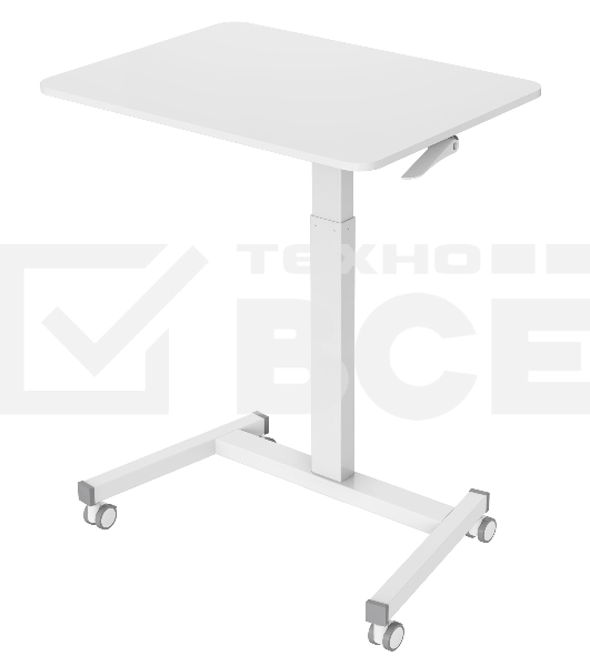 Стол для ноутбука Cactus VM-FDS102 столешница МДФ белый 80x60x122см (CS-FDS102WWT)
