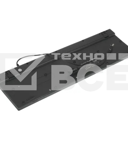 Клавиатура офисная Qumo Signature К69, проводная, 104, низкий ход клавиш, радужная подсветка