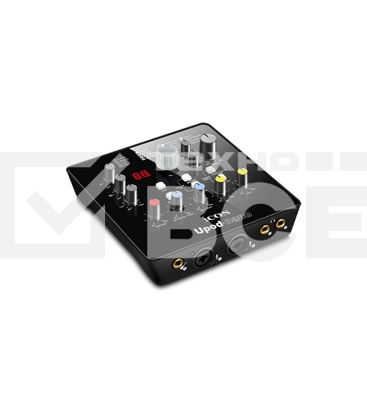 Аудиоинтерфейс USB Icon UPod Nano 16 DSP эффектов, АЦП/ЦАП: 16 бит/48 кГц, 22-20000 Гц, 90 дБ, S/N: -90 дБ, THD+N: 0,0061%, 2xCombo XLR/TRS, 1/4
