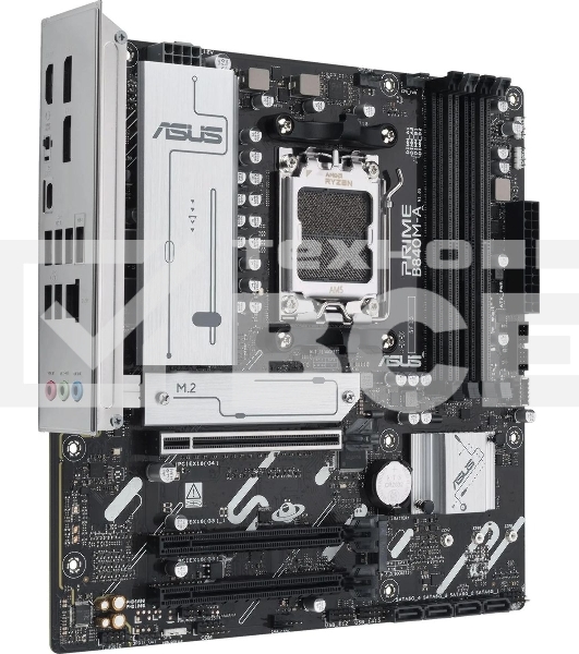 Материнская плата ASUS PRIME B840M-A-CSM, AM5, AMD B840, 4xDDR5, 4xSATA, 3xM.2, 1xPCI-E 4.0 x16, 2xPCI-E 3.0 x16, 1xRealtek 2.5Gb LAN, 2xUSB-A 10Gbps, 1xUSB-C 5Gbps, 4xUSB-A 2.0, 3x3.5 мм, 7.1, micro-ATX