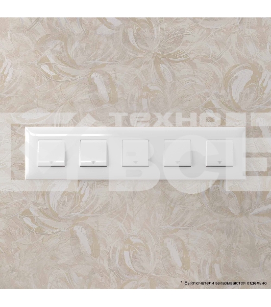 Рамка DKC (ДКС) 4400900 5 постов (10 мод.) ARTLEBEDEV Avanti 