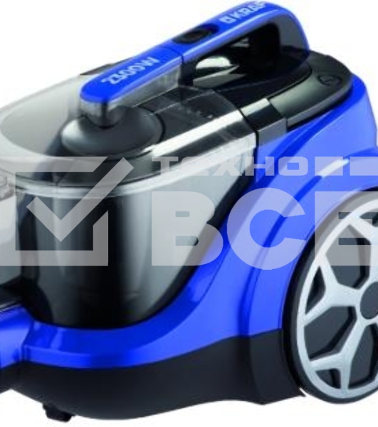 Пылесос Kraft KF-KVC 2305 синий/черный, 400/2300 Вт, уборка сухая, пылесборник контейнер, 2.5 л
