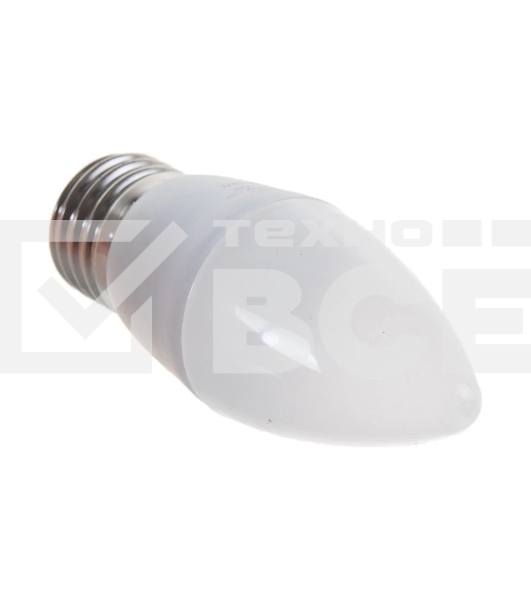 Лампа светодиодная Ресанта LL-R-C37-6W-230-4K-E27 свеча, 6 Вт, нейтр., Е27