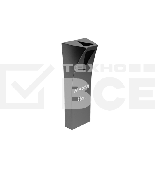 Флеш диск Maxvi MK2 8GB USB 2.0 dark grey
