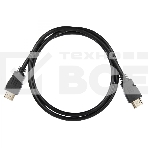 Кабель ACD-DHHM1-10B HDMI 1.4, Golden Plated,19m/19m, черный, 1м (742163), фото 1