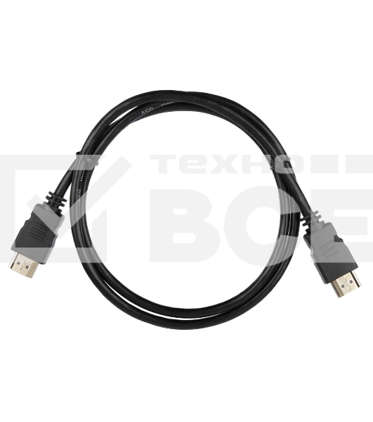 Кабель ACD-DHHM1-10B HDMI 1.4, Golden Plated,19m/19m, черный, 1м (742163)