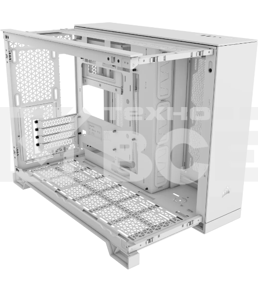 Компьютерный корпус без блока питания Case Corsair 2500D Airflow, Midi-Tower, TG, no fan, 2xUSB-A 3.2, 1xUSB 3.2 Type-C, mATX, mITX черный