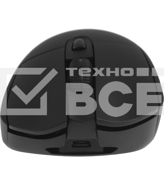 Мышь игровая Logitech G703 Lightspeed черная, сенсор 100-25600dpi (Hero25K), беспроводная 2.4GHz + USB 1,8м, 5 программируемых кнопок + колесо прокрутки, RGB-подсветка, под правую руку