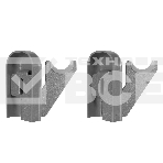 Комплект настенных регулируемых кронштейнов Royal Thermo Design 100, серебристые, фото4