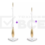 Швабра паровая Kitfort KT-1014 1300Вт золотистый/белый, фото7