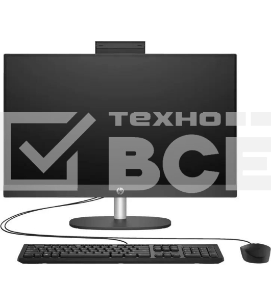 Моноблок HP ProOne 240 G10 All-in-One NT IPS 23,8'(1920x1080)Core i3-N300,8Gb,256Gb,usb kbd,mouse,Iris Xe,WiFi,BT,5MP,Iron Gray,DOS,1Wty
