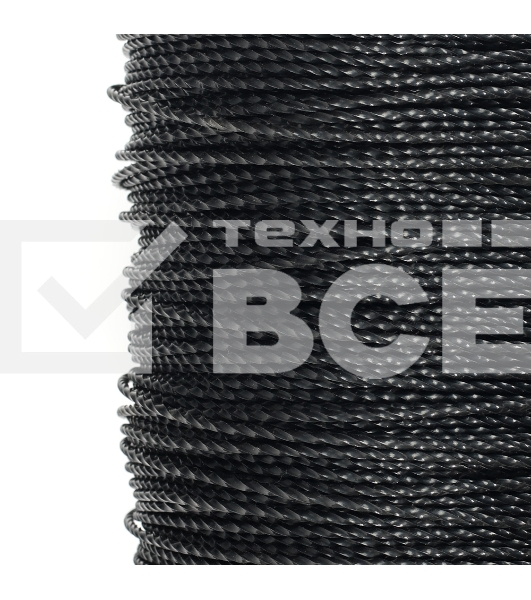 Леска PATRIOT Profline D 3,0 мм L 400 м скрученный квадрат, черный 300-400-5 805402233