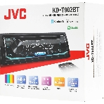 Автомагнитола JVC KD-T902BT, 1 DIN, CD, Bluetooth, USB Type-A, AUX, пульт ДУ, съёмная панель, фото6