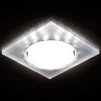 Встраиваемый точечный светильник G215 CH/WH хром/матовый GX53+3W(LED WHITE), фото2
