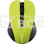 Мышь беспроводная Canyon MW-1 желтый, 1200 dpi, радиоканал, USB, кнопки - 4, фото2