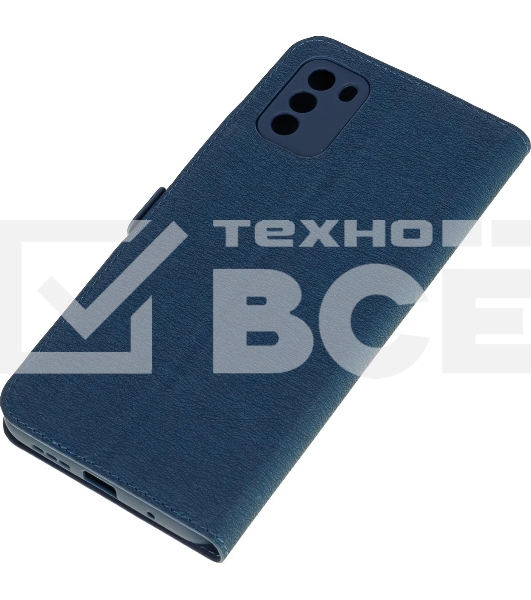 Чехол (флип-кейс) DF poFlip-03 для Xiaomi Poco M3 синий