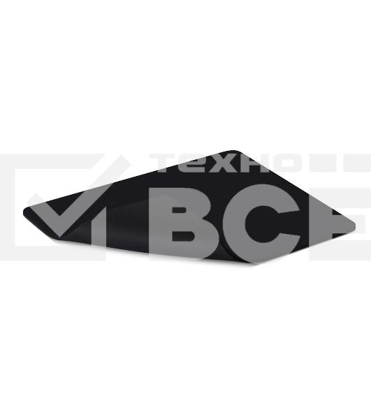 Коврик для мыши BURO BU-CLOTH/black матерчатый, черный, 220 х 250 х 4 мм