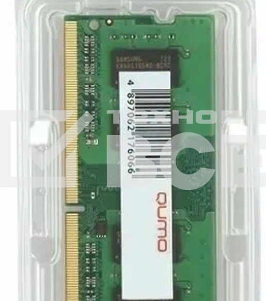 Оперативная память QUMO, DDR4, 8GB (1x8GB), 2666MHz, CL19, SO-DIMM