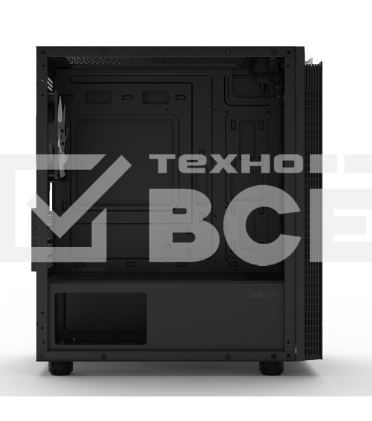 Компьютерный корпус ZALMAN T4 PLUS, MATX, BLACK, WINDOW, 1 x Combo (3.5'' or 2.5''), 1x3.5'', 2x2.5