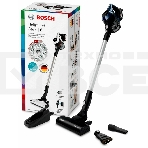 Пылесос вертикальный Bosch Unlimited BCS611P4A POWER FOR ALL 18V синий/черный, питание от аккумулятора, уборка сухая, работа от АКБ max 30 мин, фото3