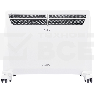Комплект Ballu Transformer с блоком управления и шасси BEC/EVU-1500-4E белый, 1500 Вт, 20 м2, дисплей, термостат, WiFi