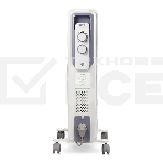 Масляный обогреватель Ballu CUBE BOH/CB-11W (11 секций), белый, 2200 Вт, 27 м2, механический термостат, фото4