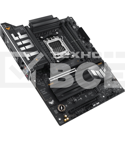 Материнская плата ASUS TUF GAMING X870-PLUS WIFI, AM5, AMD X870, 4xDDR5, 2xSATA, 4xM.2, 1xPCIe 5.0 x16, 1xPCIe 4.0 x4, 1xHDMI, 1xUSB-C 3.2 Gen 2, 1xUSB-C 3.2 Gen 2x2, 2xUSB-C 4.0, 1x 2.5Gb LAN, 1xUSB-A 2.0, 3xUSB-A 3.2 Gen 2, 4xUSB-A 3.2 Gen 1, 5x3.5 мм, 