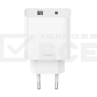 Зарядное устройство CUKTECH 30W Wall  Charger (Type-A + Type-C)  