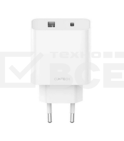 Зарядное устройство CUKTECH 30W Wall  Charger (Type-A + Type-C)  