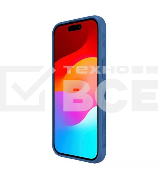 Чехол Super Frosted Shield Pro Magnetic Case, синий, (AP IP15)