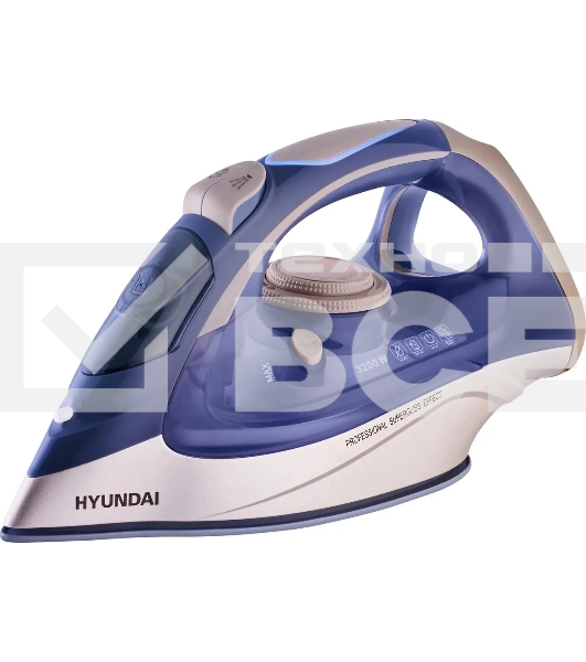 Утюг Hyundai H-SI02510 3200Вт темно-синий/розовое золото