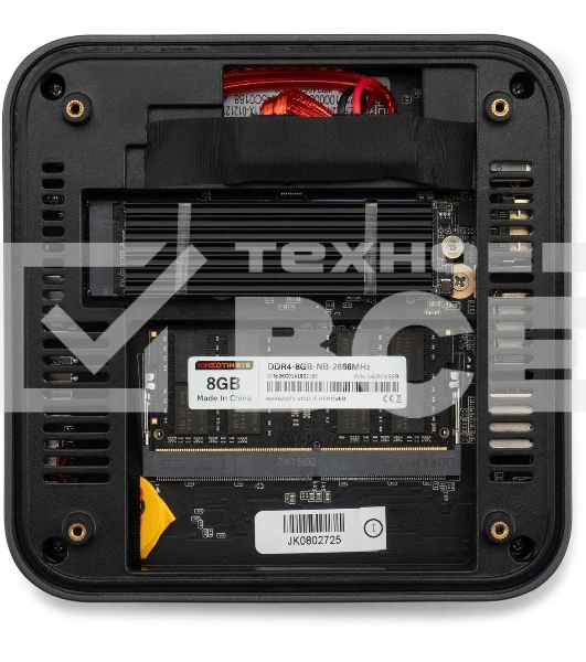 Неттоп IRU 110ALCN N200 (1) 8Gb SSD256Gb UHDG Windows 11 Professional GbitEth WiFi BT черный (2012500)