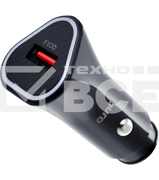 Автомобильное зар./устр. Buro BUCL1 3A QC черный (BUCL18P100BK)