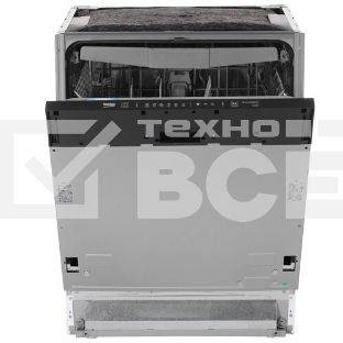Встраиваемая посудомоечная машина Beko BDIN16520Q, полноразмерная, ширина 59.8см, полновстраиваемая, загрузка 15 комплектов, белый