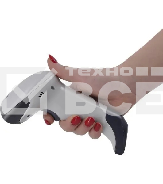 Сканер штрих-кода ручной Mertech CL-2310 (4839) 1D/2D имидж, беспроводной, 100 скан/сек, USB-HID; USB-COM - эмуляция; Bluetooth - BLE 5.0, белый