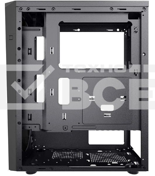 Компьютерный корпус Ginzzu SL150 панель с RGb подсветкой