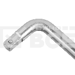 Вороток Г-образный Denzel 300x75 мм, квадрат 1/2