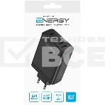 Сетевое зарядное устройство Qumo Energy Charger GaN PD 100 Вт, USB-A + 3 USB Type-C, (0100), черный, фото2