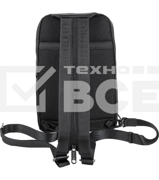 Рюкзак слинг мужской Piquadro Marcel CA6448W138/N черный нейлон/натур.кожа