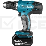 Дрель-шуруповерт аккумуляторная Makita DDF453RFE, Аккумуляторная, 18В, 2 АКБ, Кейс, фото 1