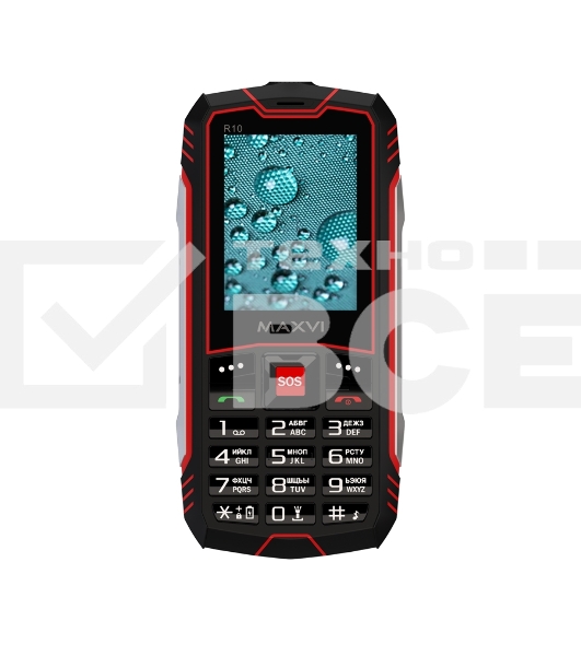 Мобильный телефон Maxvi R10 red