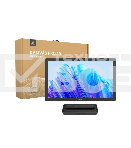 Графический монитор Huion Kamvas Pro 19, 18.4', 3840x2160, 16384 уровней, USB Type-C