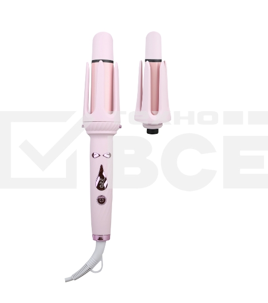 Щипцы для завивки волос KELLI KL-1251 розовый, 32 мм, 200 °C, 5 режимов